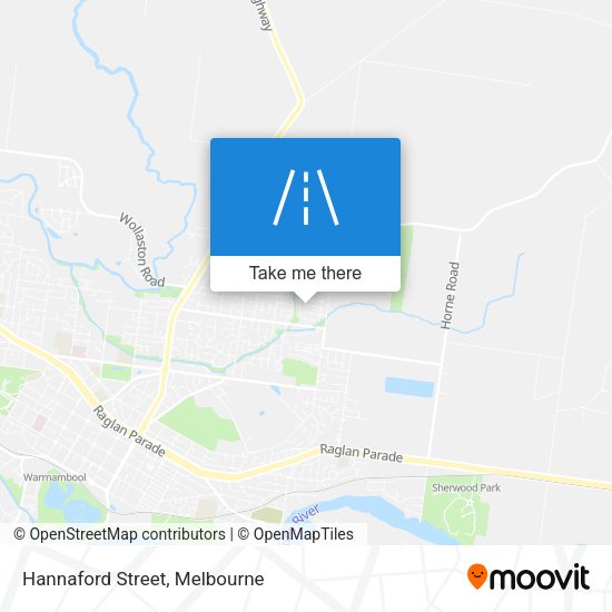 Hannaford Street map