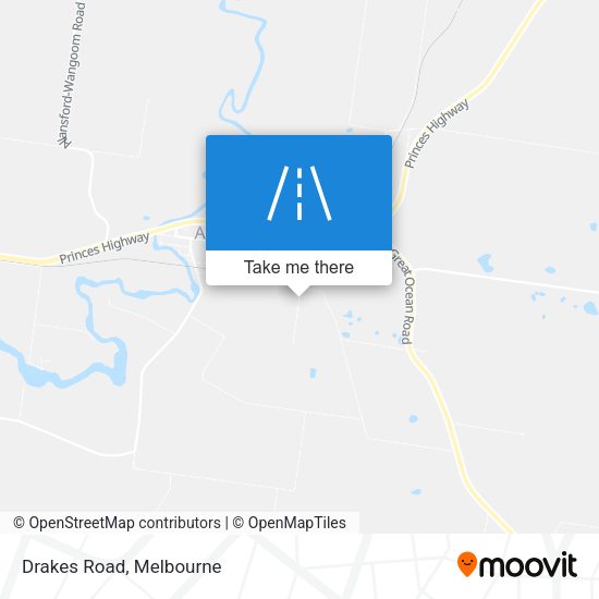 Drakes Road map