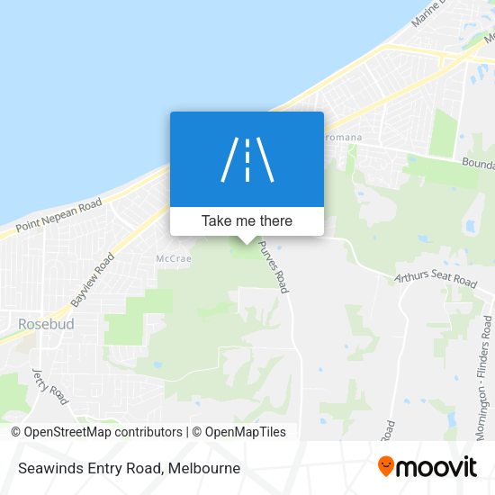 Seawinds Entry Road map