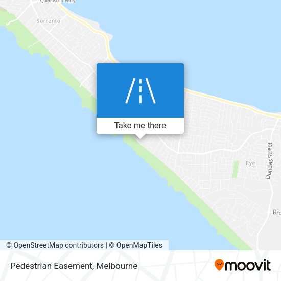 Pedestrian Easement map
