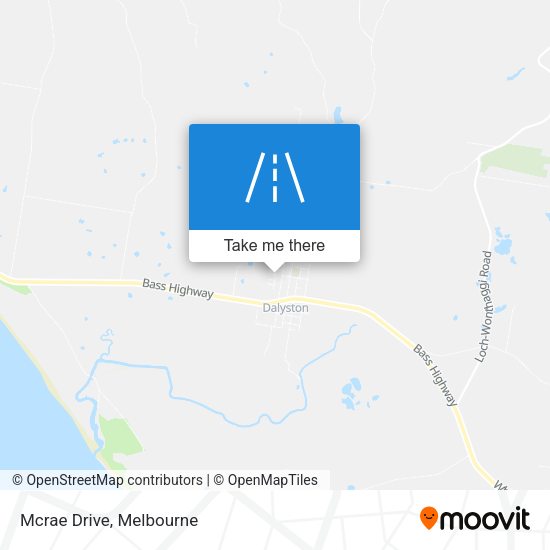 Mcrae Drive map