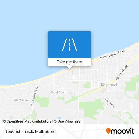 Toadfish Track map