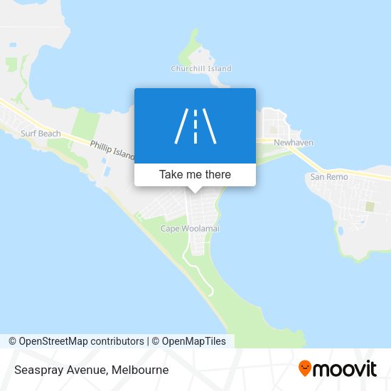 Seaspray Avenue map