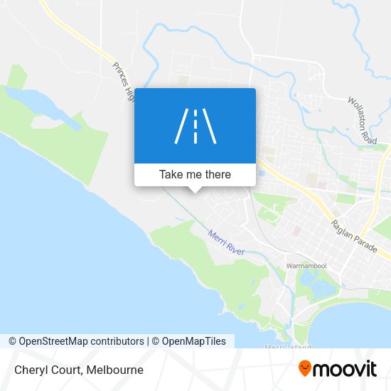 Cheryl Court map