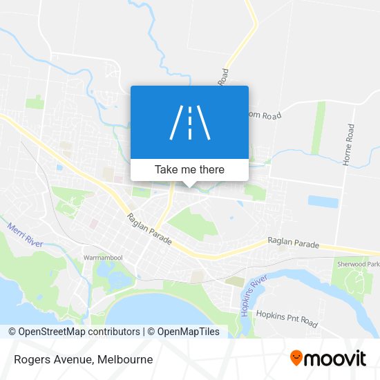 Rogers Avenue map