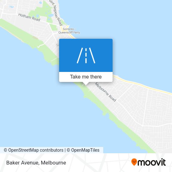 Baker Avenue map