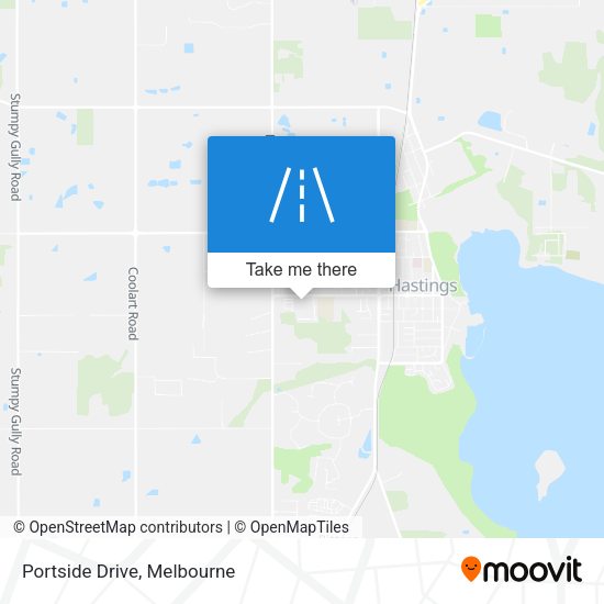 Portside Drive map