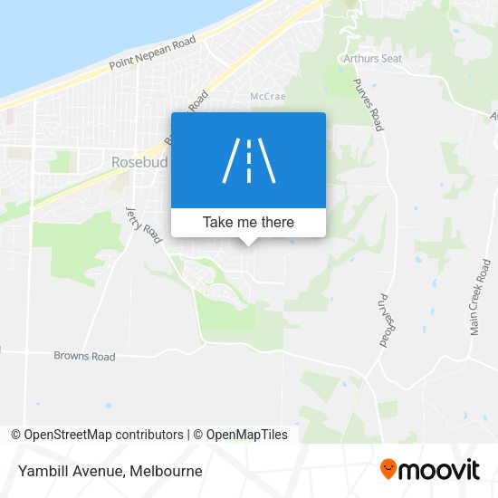 Yambill Avenue map