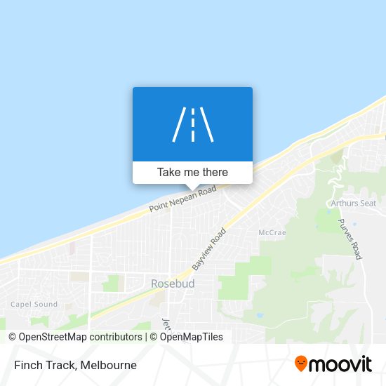 Finch Track map
