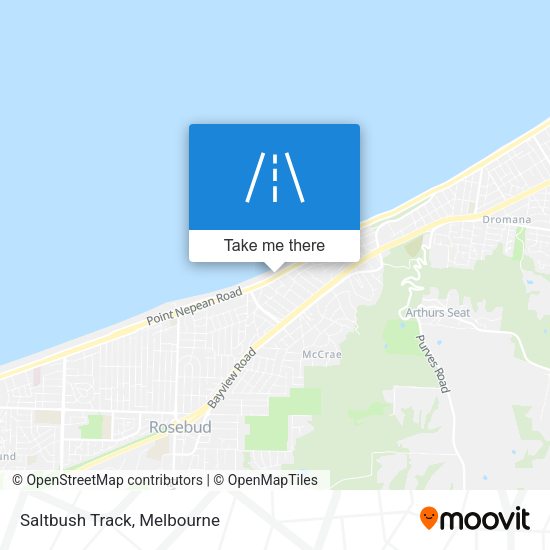 Saltbush Track map