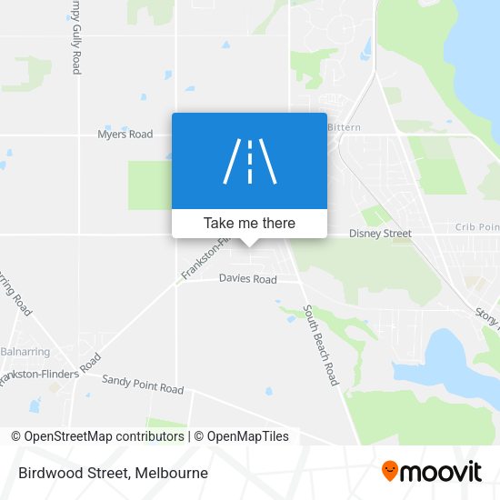 Birdwood Street map