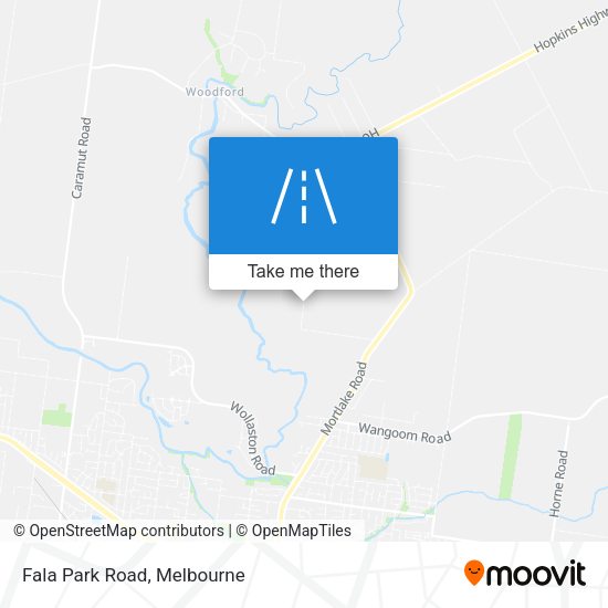 Fala Park Road map