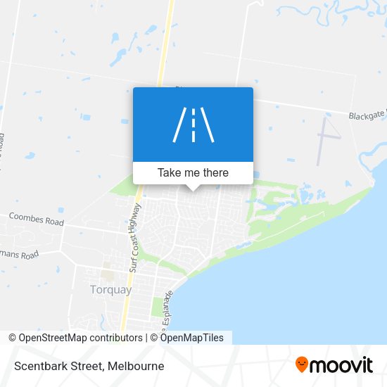 Scentbark Street map