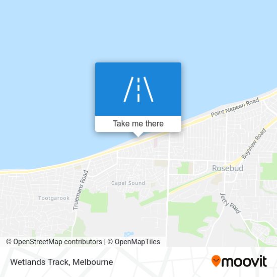 Wetlands Track map