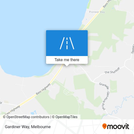 Gardiner Way map