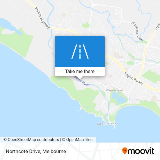 Northcote Drive map