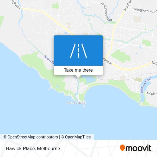 Hawick Place map