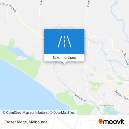 Fraser Ridge map