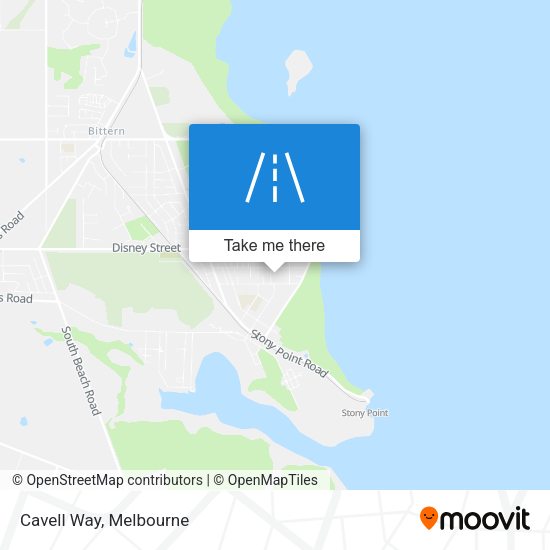 Cavell Way map