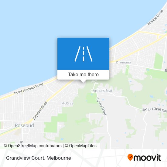 Grandview Court map