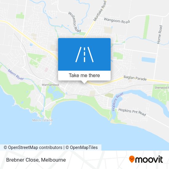 Brebner Close map