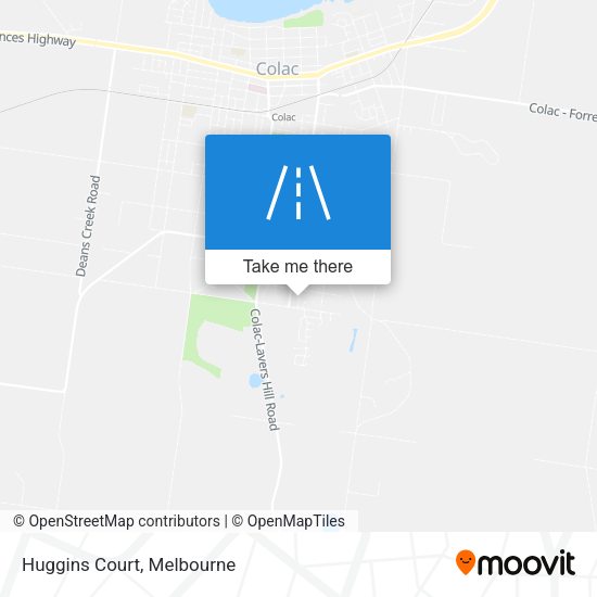 Huggins Court map
