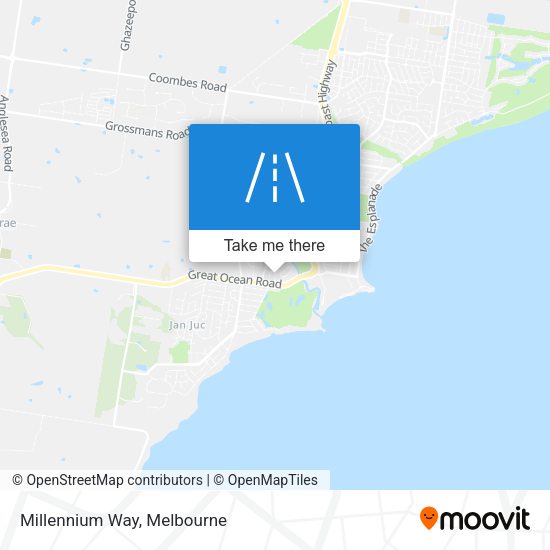 Millennium Way map