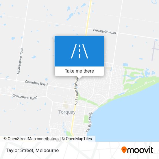 Taylor Street map