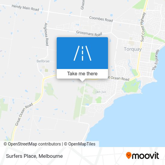 Surfers Place map