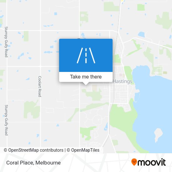 Coral Place map
