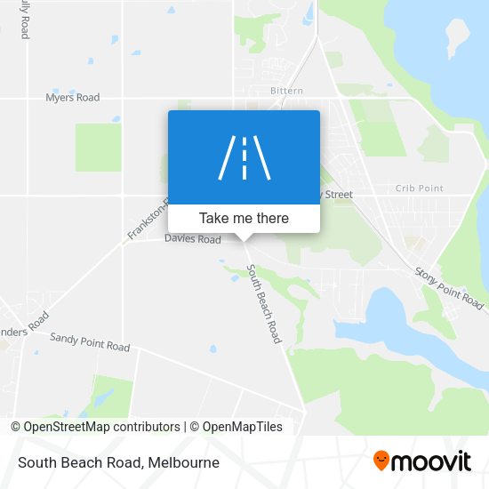 South Beach Road map