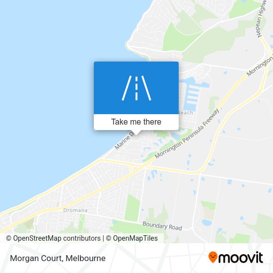 Morgan Court map