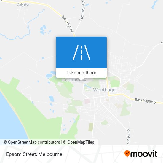 Epsom Street map