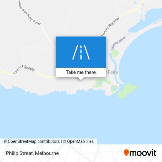 Philip Street map