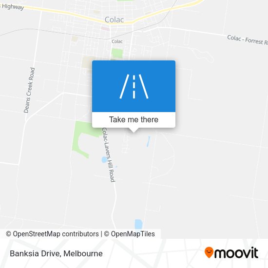 Banksia Drive map