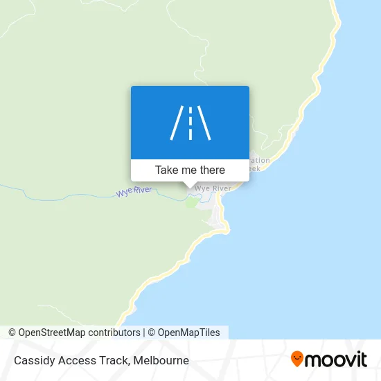 Mapa Cassidy Access Track