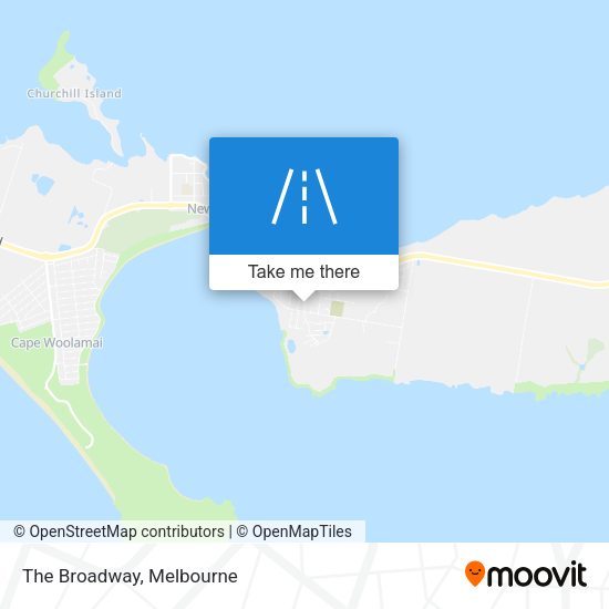 The Broadway map