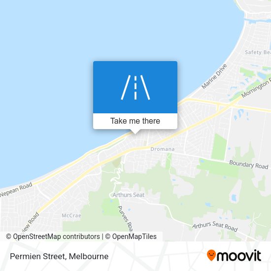 Permien Street map