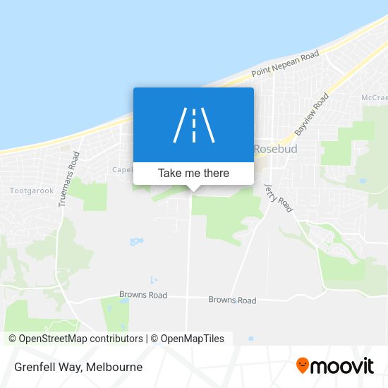 Grenfell Way map