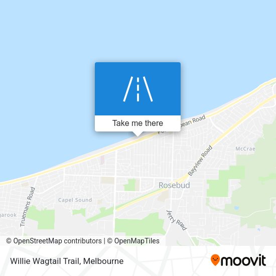 Willie Wagtail Trail map
