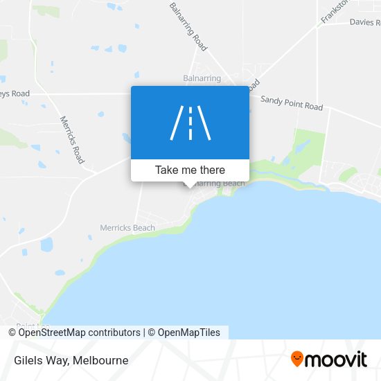 Gilels Way map