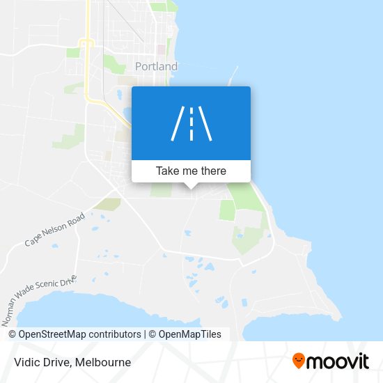 Vidic Drive map