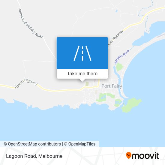 Lagoon Road map