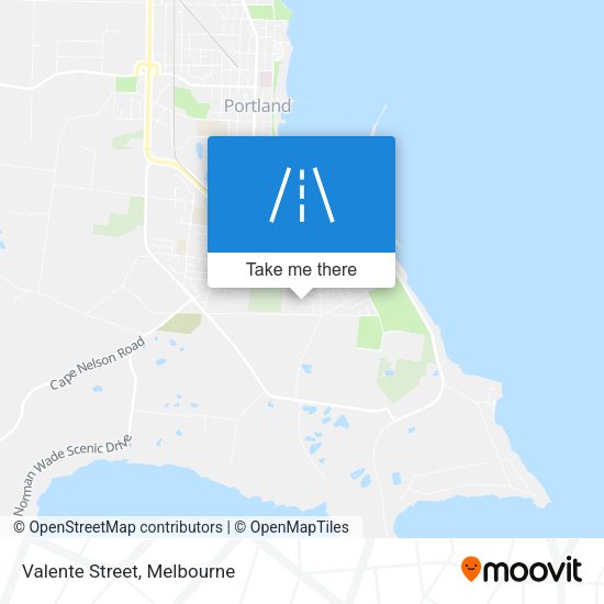 Valente Street map