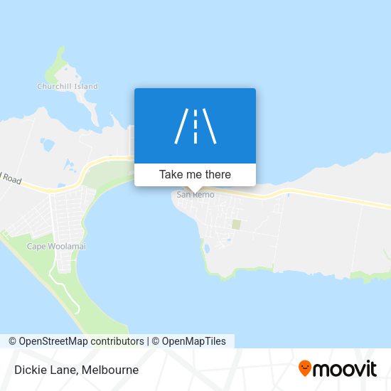 Dickie Lane map