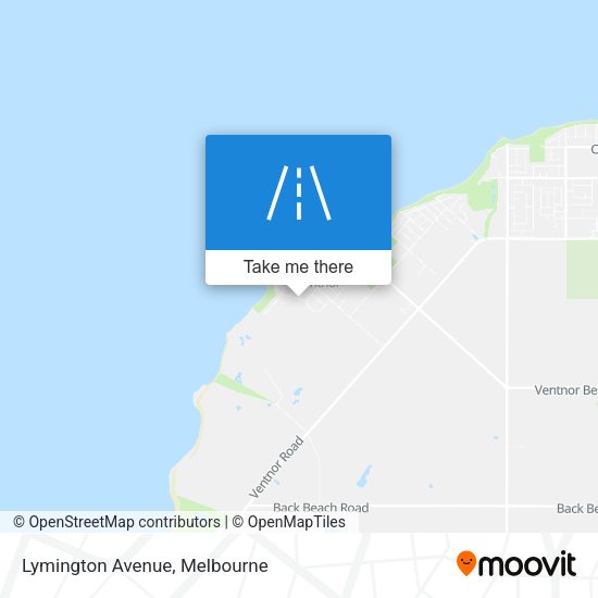Lymington Avenue map