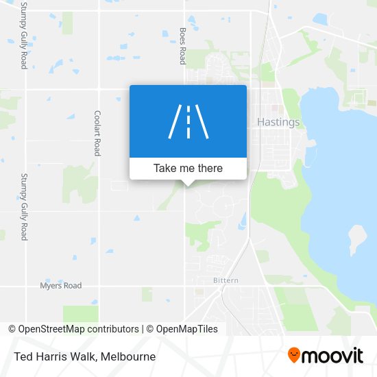 Ted Harris Walk map