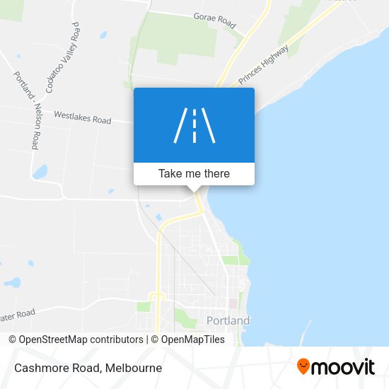 Cashmore Road map