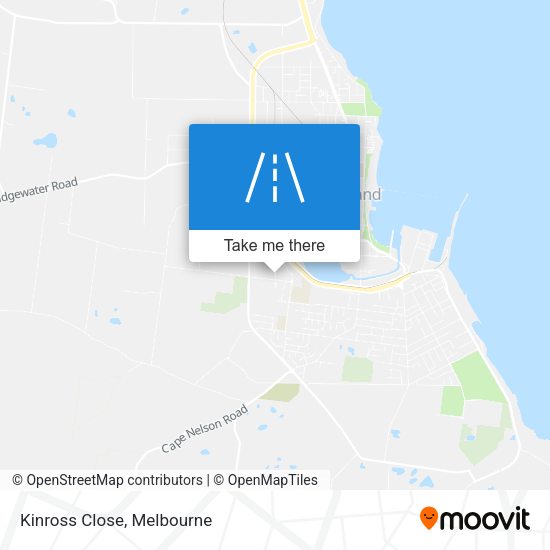 Kinross Close map