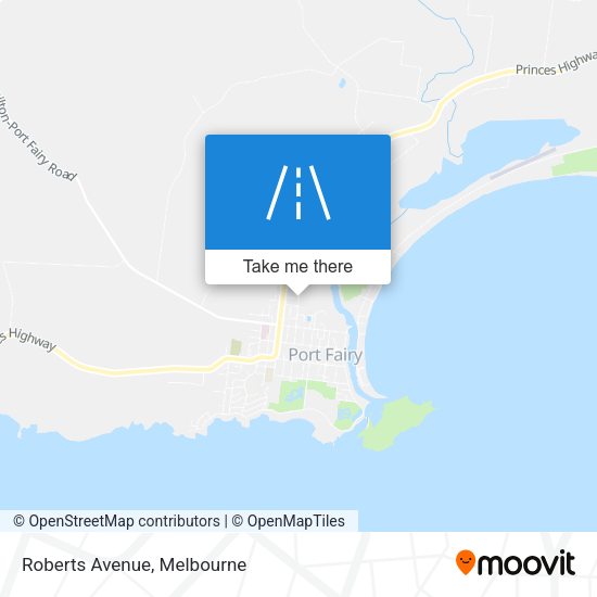Roberts Avenue map
